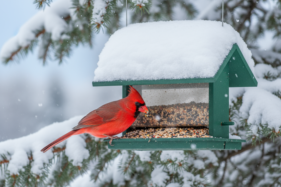 What FEEDERS are best for Winter Backyard Birds?
