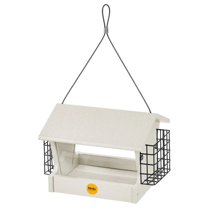 Hopper Feeder with suet cages