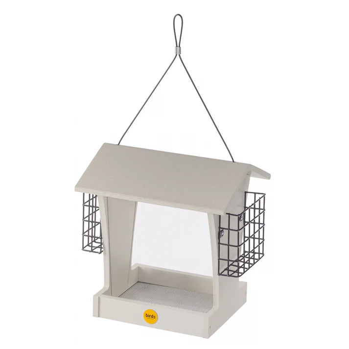 Hopper Feeder Tall with Suet Cages