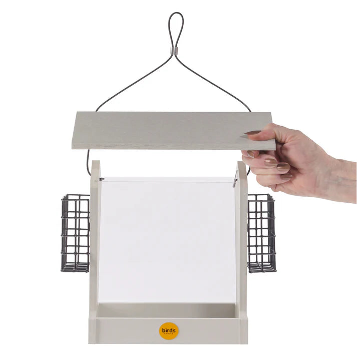 Hopper Feeder Tall with Suet Cages