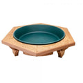 Mini Garden Bird Bath Green
